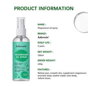 Skin Care Body Magnesium Oil Spray